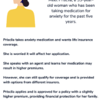 case study Priscila 33 year old woman who has been taking medication for anxiety for the past five years.
