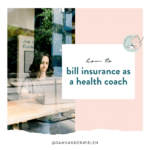 how to bill insurance as a health coach